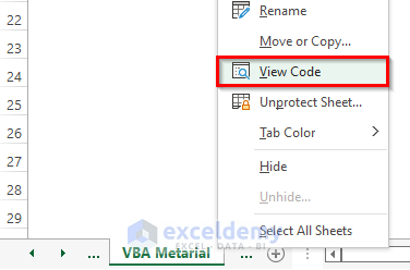 Excel VBA Training Materials & Resources to Protect Sheet but Allow to Select Locked Cells