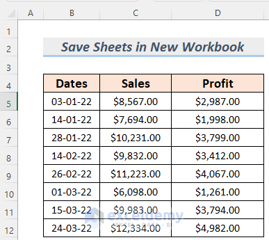 excel vba save sheet as new workbook without opening