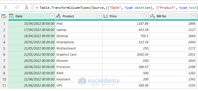 how to analyze large data sets in excel using power query editor