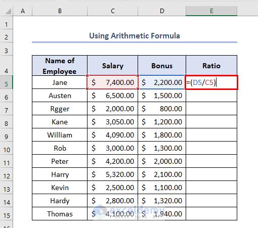How To Calculate Bonus Percentage In Excel Step by Step Guide 
