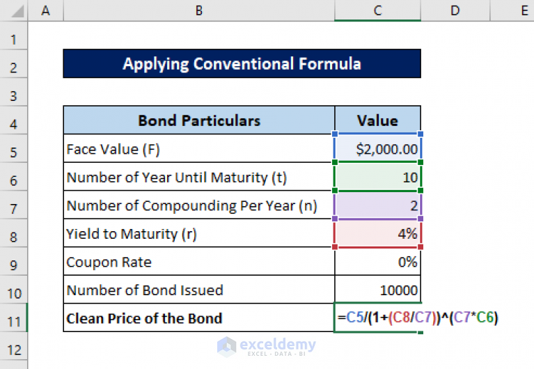 Clean Price Of A Bond : clean price bond – SSMSR