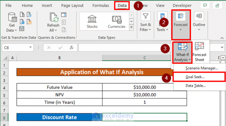 How To Calculate Discount Rate For NPV In Excel 3 Useful Methods 