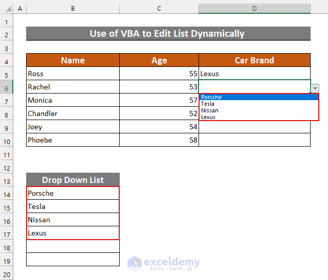 how to edit drop down list in excel macro Outro