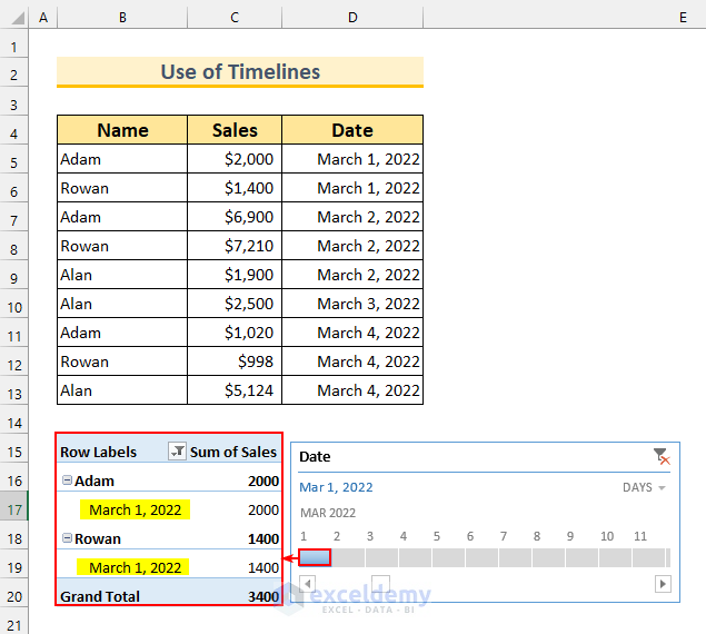 how to group dates in excel slicer 2