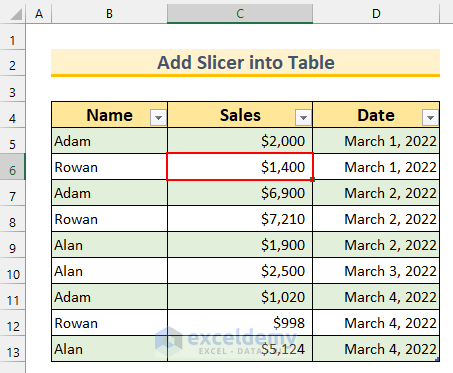 how to group dates in excel slicer Table