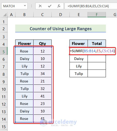 Trying to Avoid Large Ranges During Calculation