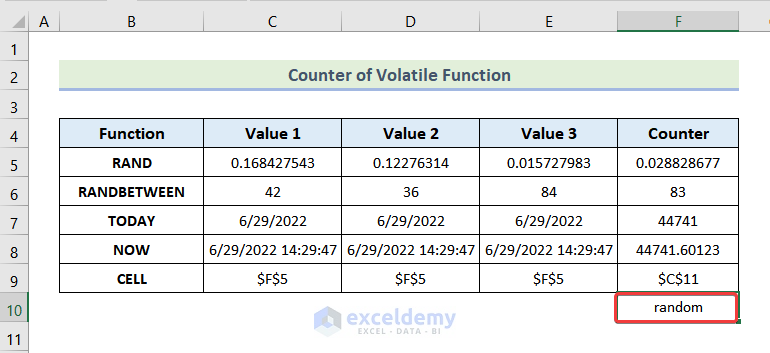 make excel calculate faster Avoiding Volatile Functions
