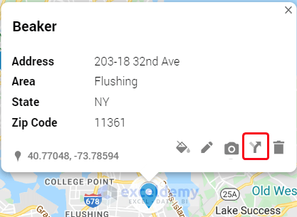 Utilizing Google Map to Make Route Map