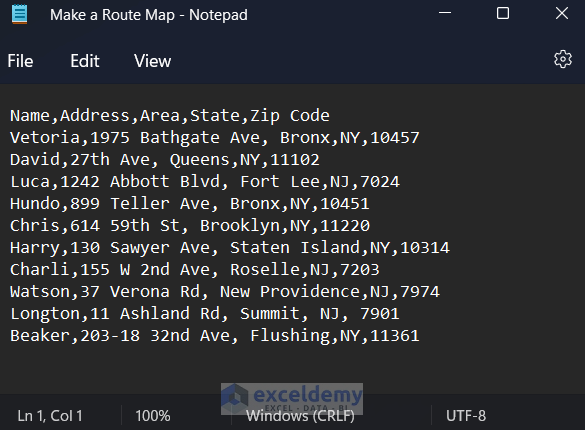 Utilizing Google Map to Make Route Map