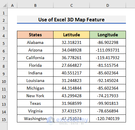 How to Plot Points on a Map in Excel: 2 Effective Methods - ExcelDemy