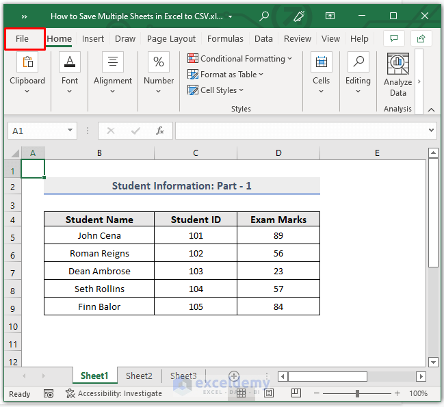 Excel File to CSV UTF-16 Conversion