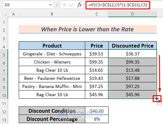 How To Use IF Function In Excel For Discounts 4 Suitable Examples how-to-use-if-function-in-excel-for-discounts-4-suitable-examples