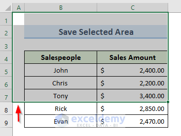 Utilize Excel VBA Macro to Save Selected Area as PDF