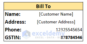 tally gst invoice format in excel customer details