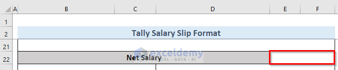 Calculate Net Salary