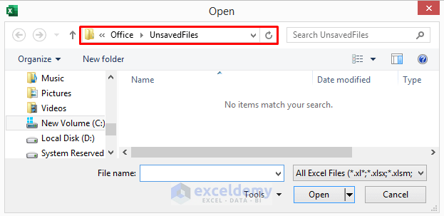 Use Excel ‘Recover Unsaved Workbooks’ Option to See Stored Files