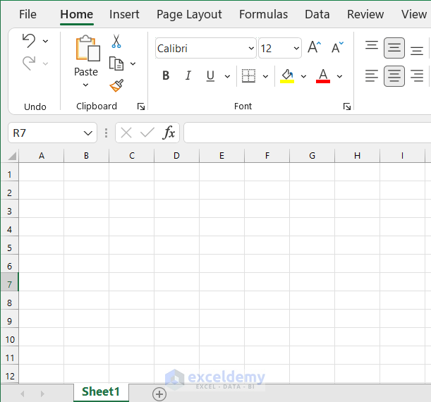 Creating Dataset in Different Sheets to Make Excel Look Like an Application