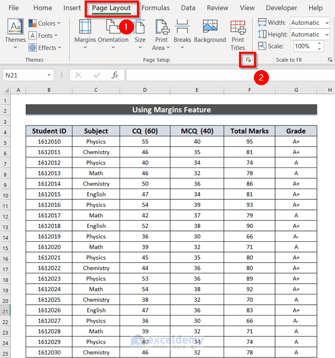 How to Stretch Excel Spreadsheet to Full Page Print