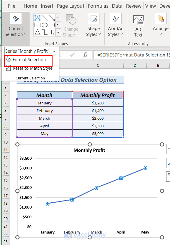 How to Change Marker Shape in Excel Graph 