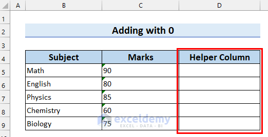 Adding 0 for Converting Entire Column to Number