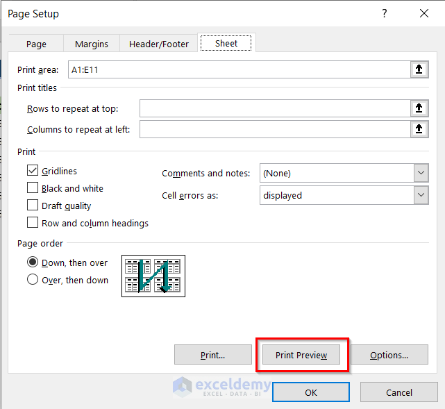  How to Remove Gridlines in Excel When Printing