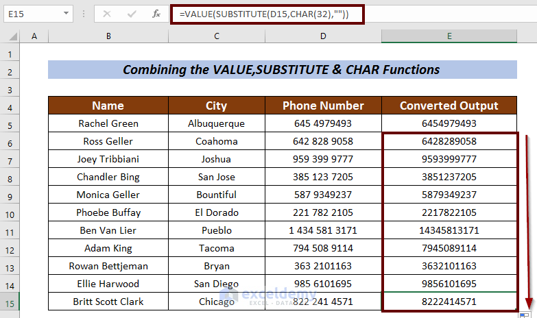  Excel Convert Text with Spaces to Number