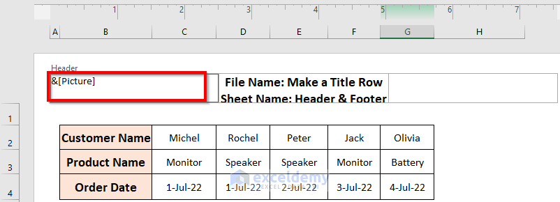 How To Make A Title Row In Excel 5 Easy Methods ExcelDemy