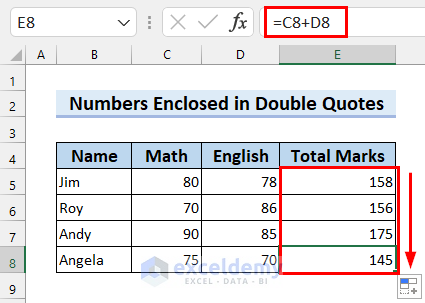 Why Formula Is Not Working in Excel