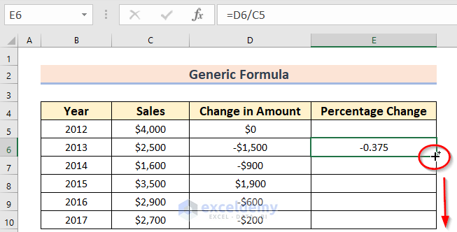 How to Calculate Trend Analysis in Excel
