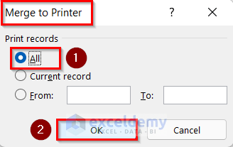 Printing Avery 8160 Labels from Excel