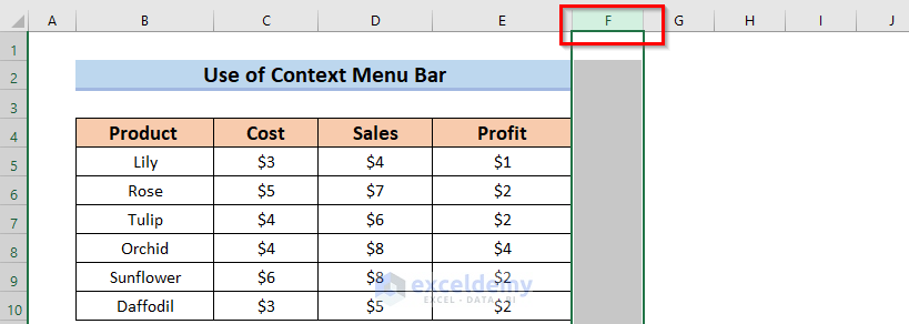 How to Hide Unused Columns in Excel