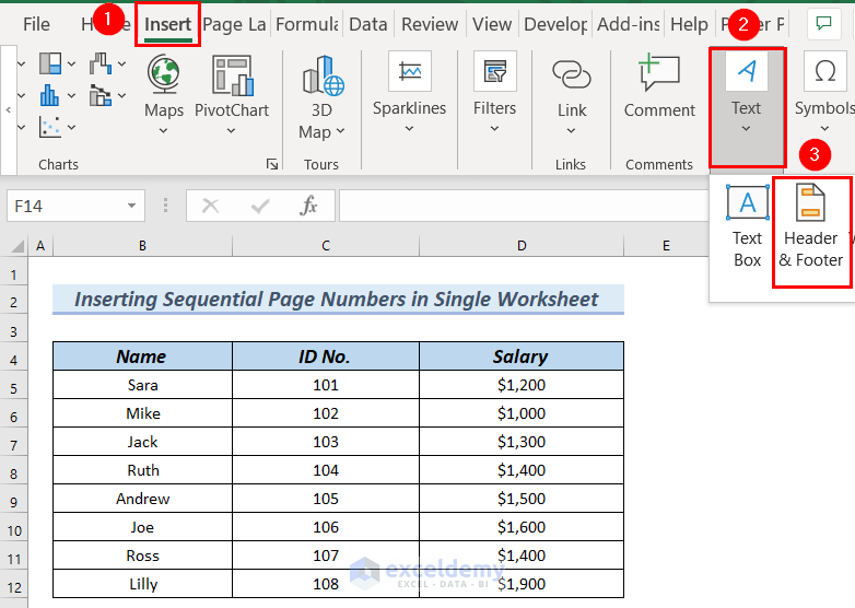 how-to-insert-sequential-page-numbers-across-worksheets