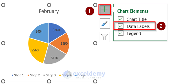 Using Pie Charts Feature to Make Multiple Pie Charts from One Table