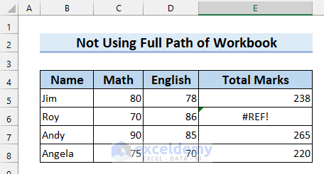 13. Check If Full Path to a Closed Workbook Is Included
