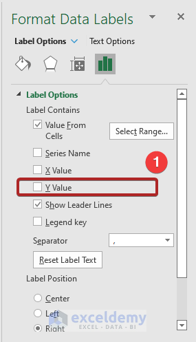 add data labels to scatter plot excel using chart elements option