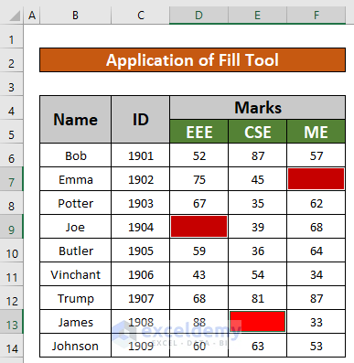Run a VBA Code to Change Background Color in Excel