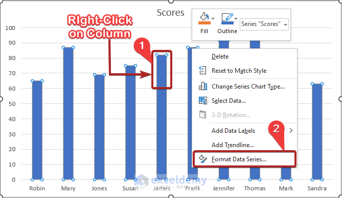 Column Chart vs Bar Chart in Excel Making a Column Chart