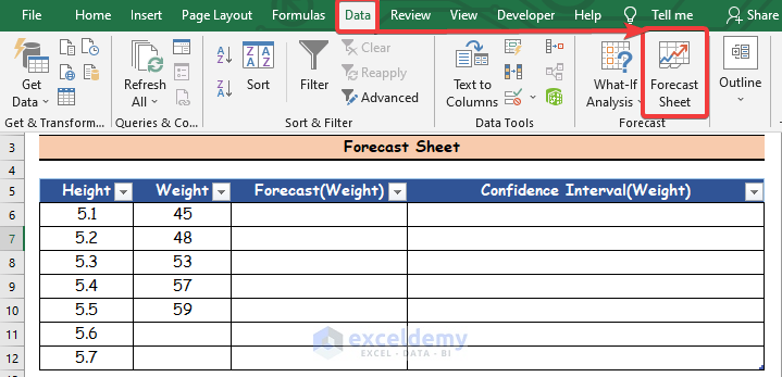 Handy Ways for Data Extrapolation in Excel Data