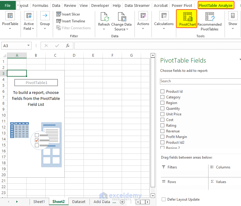 Overview of Excel Pivot Chart