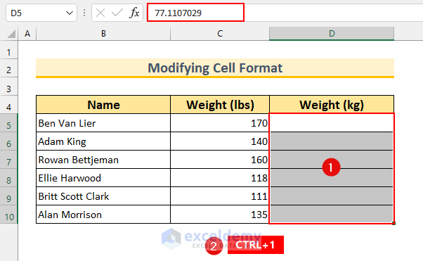 Excel Cell Contents Not Visible but Show in Formula Bar 5