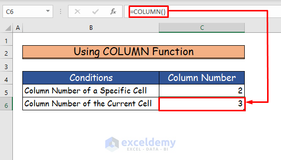 Suitable Examples of Column Letter to Number Converter in Excel