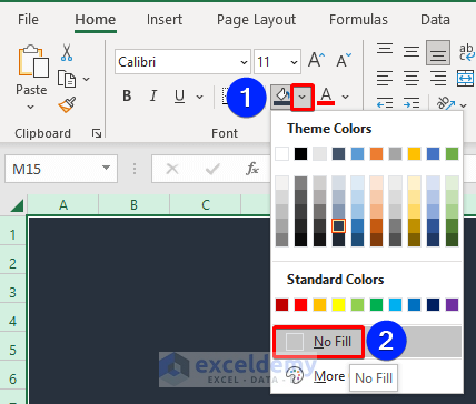 Change Cell Fill Color to fix Overlaps Gridlines