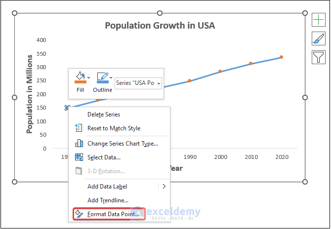 How to Add Different Data Markers in Excel 