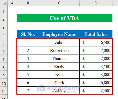 Excel VBA to Add Gridlines for Specific Cells