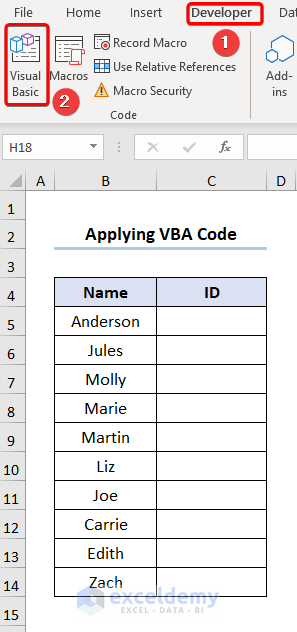 How to Add Text in If Formula Excel Using VBA Code