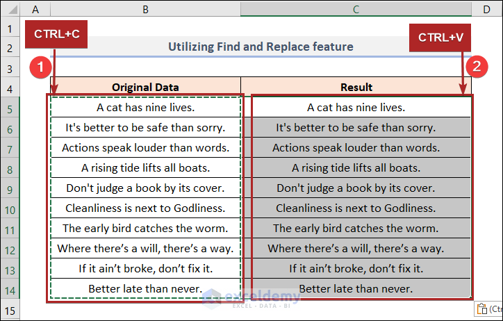 How to Add Text to Multiple Cells in Excel Utilizing Find and Replace Feature