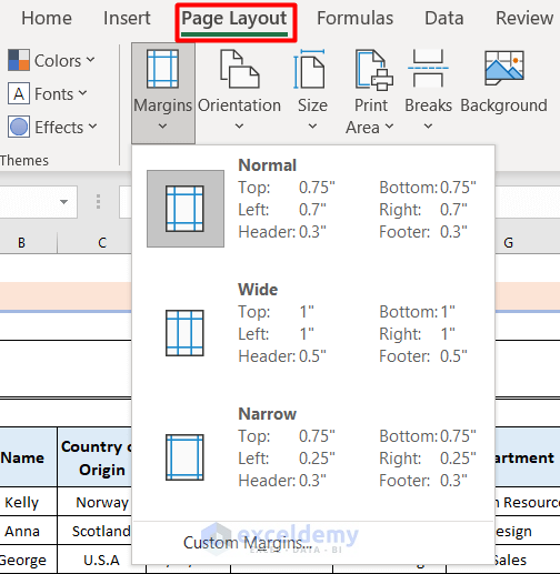 How to Adjust Page Size for Printing in Excel