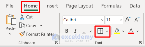 How to Format All Borders in Excel