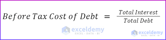 How to Calculate Before Tax Cost of Debt in Excel 2