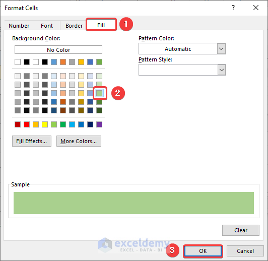 How to Change Background Color Based on Value in Excel on Cell Value